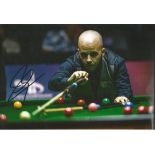 Luca Brecel Signed Snooker 8x10 Photo. Good Condition. All signed pieces come with a Certificate