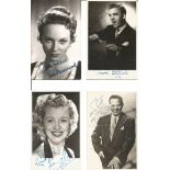 Vintage postcard and photo collection. 40 items. Some of signatures included are Joan Greenwood,