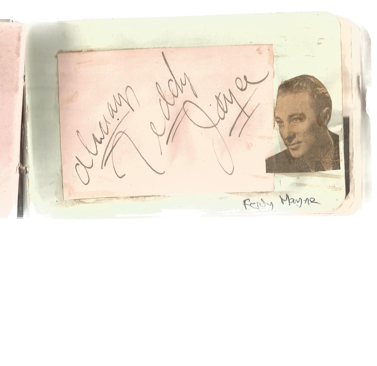 Vintage 1930's autograph book. Contains 65 signatures. Some of names included are John Gielgud, - Image 3 of 6