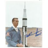 Walt Cunningham Apollo 7 Nasa Astronaut Signed 8x10 Photo . Good Condition. All signed pieces come