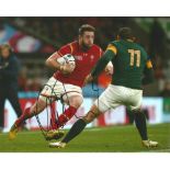 Alex Cuthbert Signed Wales Rugby 8x10 Photo . Good Condition. All signed pieces come with a