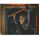 Kane Hodder Friday 13th hand signed 10x8 photo. This beautiful hand signed photo is signed by Kane