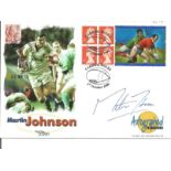 Martin Johnson Rugby legend signed 1999 Autographed Editions FDC. Good Condition. All signed