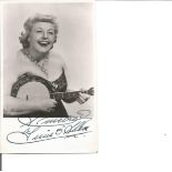 Tessie O'Shea signed 6x4 b/w photo. Good Condition. All signed pieces come with a Certificate of