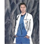 Zach Braff signed 10x8 colour photo from Scrubs. American actor and filmmaker. He is best known