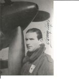 Battle of Britain Luigi Gorrini signed 6 x 4 b/w photo, he was an Italian World War II fighter pilot