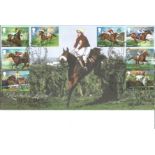 Tommy Stack signed Buckingham covers 2013 Race Horses official FDC. Good Condition. All signed
