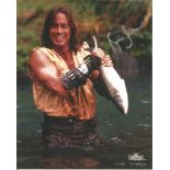 Kevin Sorbo Hercules hand signed 10x8 photo. This beautiful hand signed photo depicts Kevin Sorbo