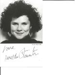 Imelda Staunton signed 6x4 b/w photo. Good Condition. All signed pieces come with a Certificate of