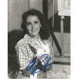 Elizabeth Taylor signed 10 x 8 b/w photo. With Iconographs COA. Good Condition. All signed pieces