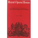 Royal Opera House programme Die Meistersinger von Nurnberg 31st May 1983 signed inside by cast