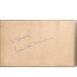 Vintage Entertainment autograph book. 32 signatures. Amongst the names are Naunton Wayne, Barbara