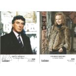 Eastenders 8 Promo Photos Signed By Billy Murray, Charlie Brooks, Linda Henry, Roberta Taylor, Hilda