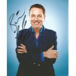 Brian Conley Comedian & Presenter Signed 8x10 Photo . Good Condition. All signed pieces come with