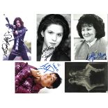 TV/Music signed photo collection. 28 photos some may be printed. Assorted sizes. Some of names