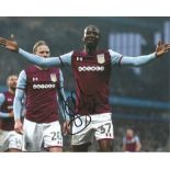 Albert Adomah Signed Aston Villa 8x10 Photo . Good Condition. All signed pieces come with a