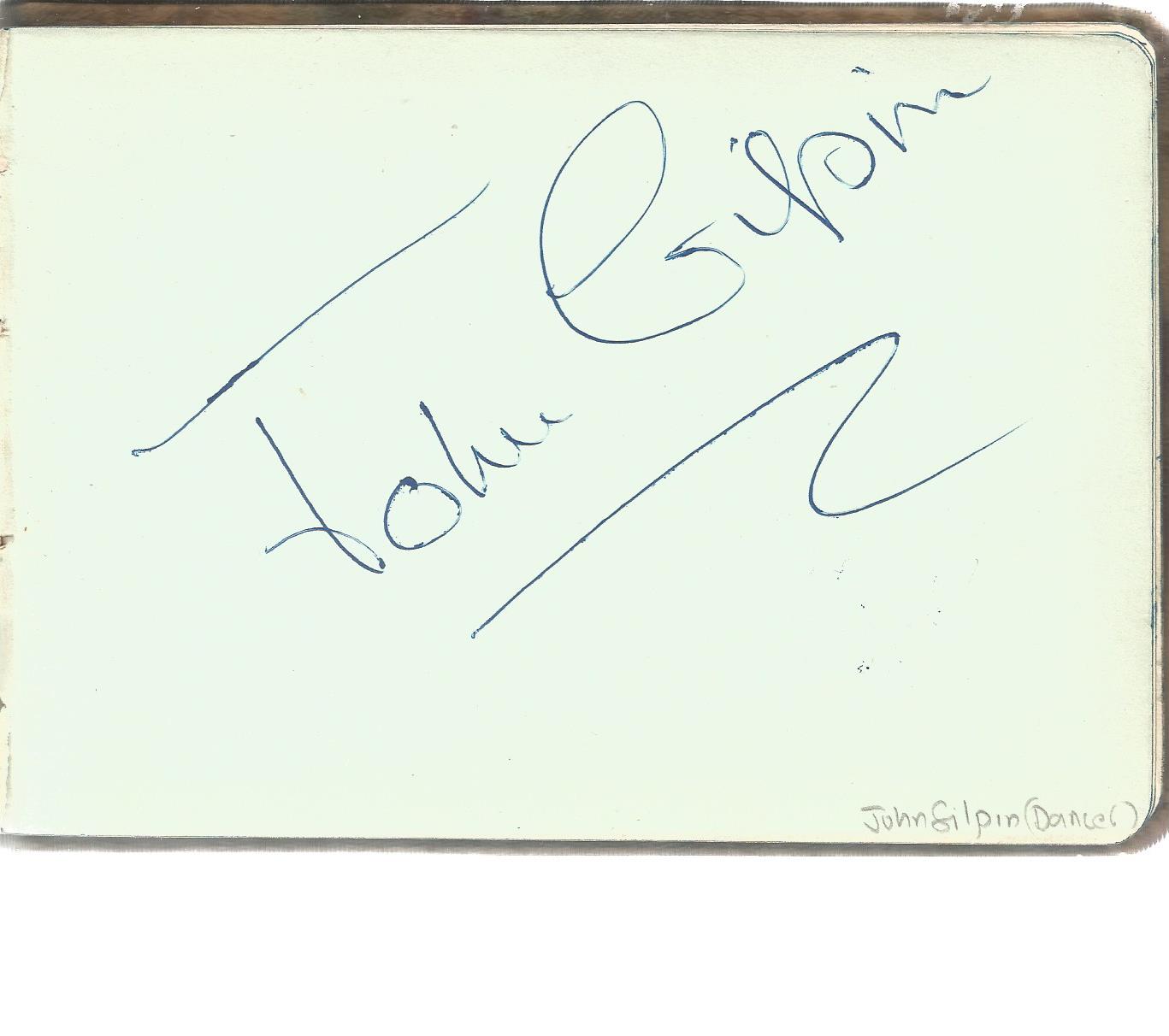 Vintage autograph book containing 45+ signatures. Some of names included are Annie Shelton, Winifred - Image 5 of 6