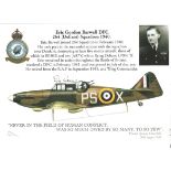 Eric Barwell 264 Sqn Battle of Britain signed 10 x 8 Montage photo, with his career details, WW2