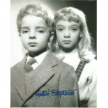 Martin Stephens Village of the Damned hand signed 10x8 photo. This beautiful hand-signed photo