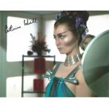 Catherine Schell Space: 1999 hand signed 10x8 photo. This beautiful hand signed photo depicts