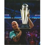 Rob Cross Signed World Champion Darts 8x10 Photo . Good Condition. All signed pieces come with a