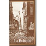 English National Opera Programme La Boheme, London Coliseum 1983 signed inside by cast member Adrian