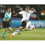 Max Meyer Signed Fulham & Germany 8x10 Photo . Good Condition. All signed pieces come with a