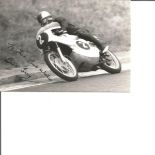 Motorcycle legend Bill Ivy signed RARE 5 x 4 b/w photo, to Ted Best Wishes. William David Ivy (27