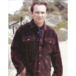 Christian Slater signed 10 x 8 colour Photoshoot Portrait Photo, from in person collection