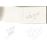 Football autograph book. 27 signatures. Some of names included are Kevin Keegan, Jimmy Armfield,