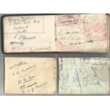 Small football autograph book. Amongst signatures are Jack Stamps, Harry Brown, William Baxter,