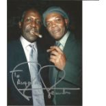 Richard Roundtree signed 7x5 colour photo. Dedicated. Good Condition. All signed pieces come with