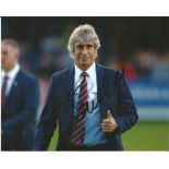 Manuel Pellegrini Signed West Ham United 8x10 Photo . Good Condition. All signed pieces come with