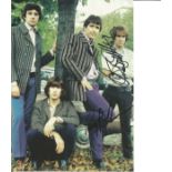 Reg Presley and Chris Britton signed 7x5 colour Troggs photo. Good Condition. All signed pieces come