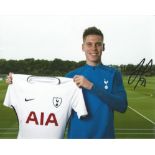 Juan Foyth Signed Tottenham Hotspur 8x10 Photo . Good Condition. All signed pieces come with a