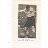Harold Hassall signed 8x4 b/w newspaper photo. Huddersfield, Bolton and England player. Good