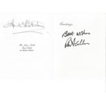 Peter Sallis signed small greetings card. Good Condition. All signed pieces come with a