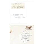 Otakar Hruby DFC 111 Sqn Battle of Britain collection, includes detailed handwritten letter to BOB