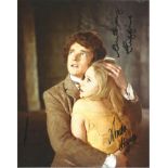 Linda Hayden Anthony Higgins Hammer Horror hand signed 10x8 photo. This beautiful hand-signed