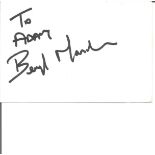 Beryl Marsden signed 6x4 white card. Dedicated. Good Condition. All signed pieces come with a