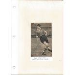 Alan Harrington signed 5x3 b/w newspaper photo. Cardiff City and Wales player. Good Condition. All