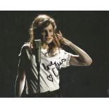 Christine And The Queens Singer Signed 8x10 Photo . Good Condition. All signed pieces come with a