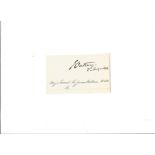 General Sir James Outram 5x3 signed page. Lieutenant-General Sir James Outram, 1st Baronet, GCB, KSI