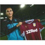 Anwar El Ghazi Signed Aston Villa 8x10 Photo . Good Condition. All signed pieces come with a