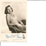 Donna Reed signed vintage Columbia Records promo photo. American film and television actress and