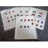 GB Stamp collection King George V 4, album pages dating 1912 to 1936, thirty five stamps some very