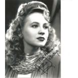 Anne Jeffreys signed 7x5 b/w photo. Dedicated. Good Condition. All signed pieces come with a