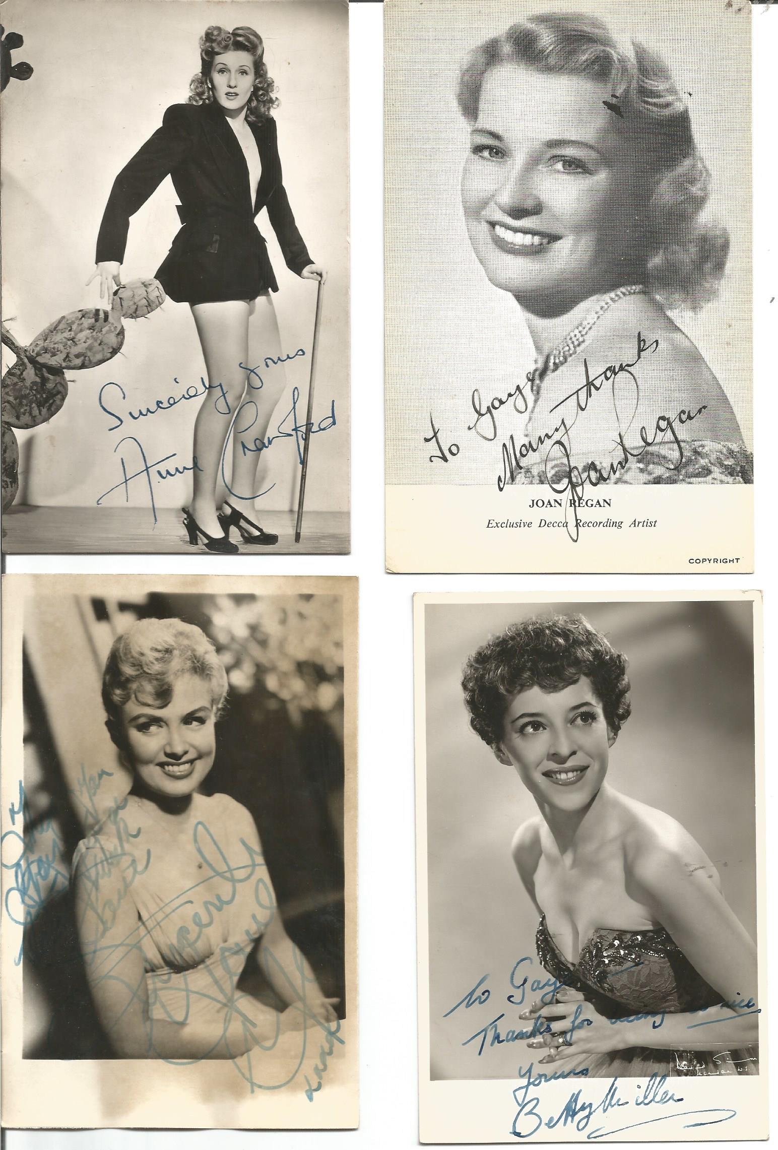 Vintage postcard and photo collection. 40 items. Some of signatures included are Joan Greenwood, - Image 6 of 7
