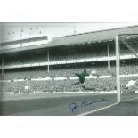 Football Autographed 12 x 8 photo, depicting Manchester United goalkeeper Pat Dunne at full