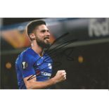 Olivier Giroud Signed Chelsea 6x9 Photo. Good Condition. All signed pieces come with a Certificate